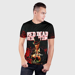 Футболка спортивная мужская Red Dead Redemption Bandit, цвет: 3D-принт — фото 2