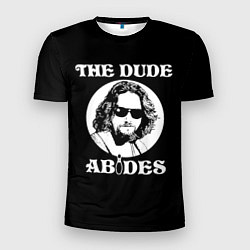 Мужская спорт-футболка The dude ABIDES