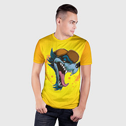 Футболка спортивная мужская Волчара, цвет: 3D-принт — фото 2