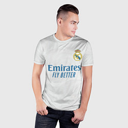 Футболка спортивная мужская Реал Мадрид форма 20212022, цвет: 3D-принт — фото 2