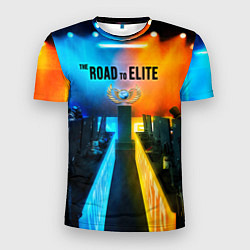 Мужская спорт-футболка Road to global elite