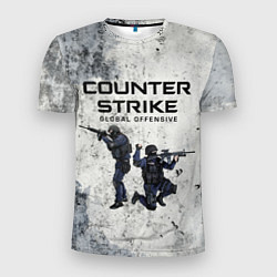Футболка спортивная мужская COUNTER TERRORIST CS GO Z, цвет: 3D-принт