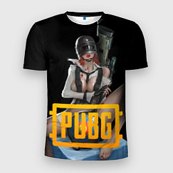 Мужская спорт-футболка PUBG 18 спина