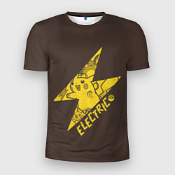 Мужская спорт-футболка Электрические покемоны