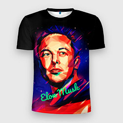 Мужская спорт-футболка ElonMuskА НА ВАС НЕТ