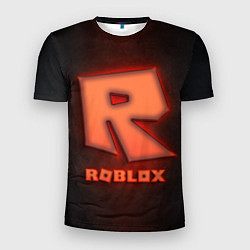 Мужская спорт-футболка ROBLOX NEON RED