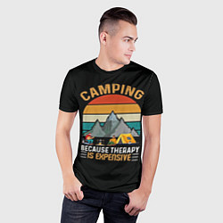 Футболка спортивная мужская Camping, цвет: 3D-принт — фото 2