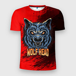 Мужская спорт-футболка Wolf head