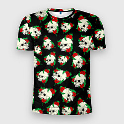 Мужская спорт-футболка Черепа и розы Skull and Roses
