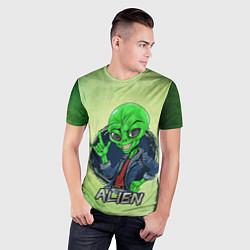 Футболка спортивная мужская Alien, цвет: 3D-принт — фото 2