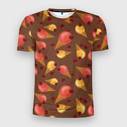 Мужская спорт-футболка Сладкое мороженое