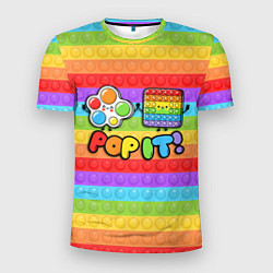 Мужская спорт-футболка POP IT - SIMPLE DIMPL
