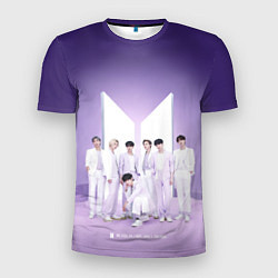 Мужская спорт-футболка BTS Purple