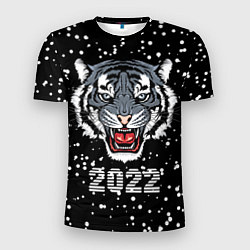 Мужская спорт-футболка Черный водяной тигр 2022