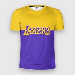 Футболка спортивная мужская KobeBryant Los Angeles Lakers,, цвет: 3D-принт