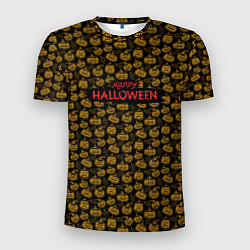 Мужская спорт-футболка Happy Хэллоуин