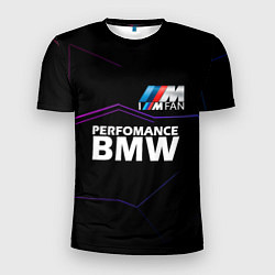 Футболка спортивная мужская BMW фанат, цвет: 3D-принт