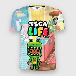 Мужская спорт-футболка Toca Life: Crocodile