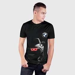 Футболка спортивная мужская BMW МИНИМЛ, цвет: 3D-принт — фото 2