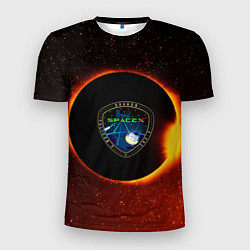 Мужская спорт-футболка SPACE X сингулярность