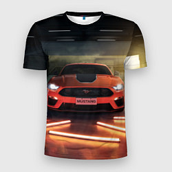 Мужская спорт-футболка Форд Мустанг, Ford Mustang