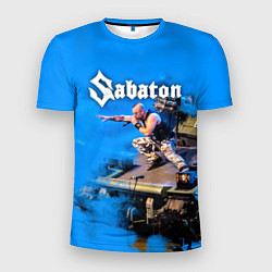 Футболка спортивная мужская Йоаким Броден на танке Sabaton, цвет: 3D-принт