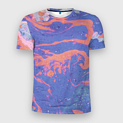 Мужская спорт-футболка Текстура Fluid Art