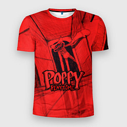 Футболка спортивная мужская Poppy Playtime: Red Room, цвет: 3D-принт