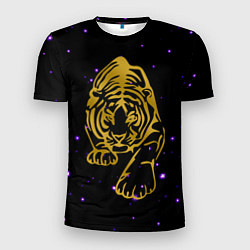 Мужская спорт-футболка Новый год 2022 тигр