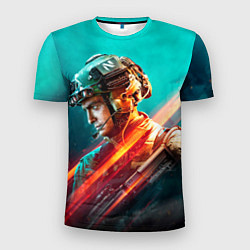 Мужская спорт-футболка БФ6 Battlefield2042