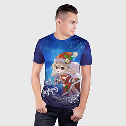 Футболка спортивная мужская Рождество Кли, цвет: 3D-принт — фото 2