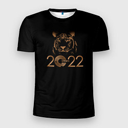 Мужская спорт-футболка 2022 Tiger Bronze Theme