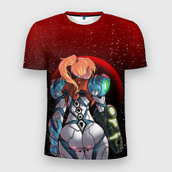 Мужская спорт-футболка Samus Aran Metroid Dread