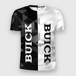 Футболка спортивная мужская Buick Black And White, цвет: 3D-принт