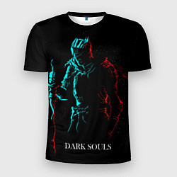 Мужская спорт-футболка Dark Souls NEON Силуэт