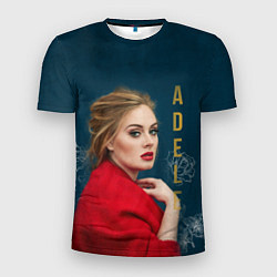 Футболка спортивная мужская Portrait Adele, цвет: 3D-принт