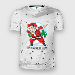 Мужская спорт-футболка Merry Christmas Santa Dabbing