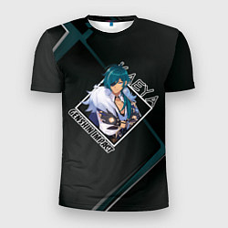 Мужская спорт-футболка Кэйа Kaeya, геншин импакт Genshin Impact