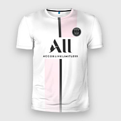 Мужская спорт-футболка Neymar 10 PSG Pink Theme