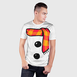 Футболка спортивная мужская Snowman Outfit, цвет: 3D-принт — фото 2