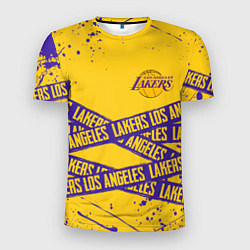 Футболка спортивная мужская LAKERS SPORT LINE STYLE NBA, цвет: 3D-принт