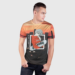 Футболка спортивная мужская Охотник х охотник Hunter x Hunter, Киллуа Золдик, цвет: 3D-принт — фото 2