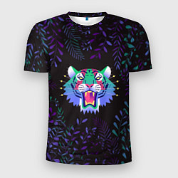 Мужская спорт-футболка Водяной тигр 2022 рык тигра