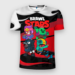 Футболка спортивная мужская Бойцы Brawl Stars, цвет: 3D-принт
