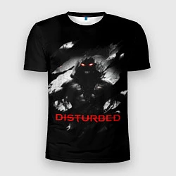 Футболка спортивная мужская DISTURBED THE GUY ЛИЦО ДЕМОНА, цвет: 3D-принт