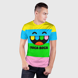 Футболка спортивная мужская Toca Boca Logo Тока Бока, цвет: 3D-принт — фото 2