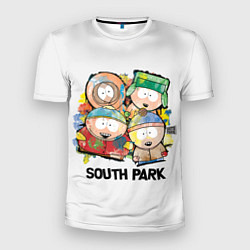 Мужская спорт-футболка South Park - Южный парк краски