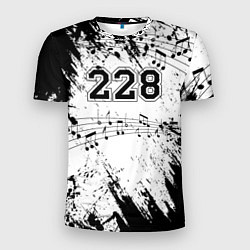 Мужская спорт-футболка 228 Ноты