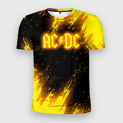 Мужская спорт-футболка ACDC - Neon