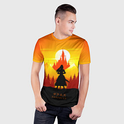 Футболка спортивная мужская Darkness - KonoSuba, цвет: 3D-принт — фото 2